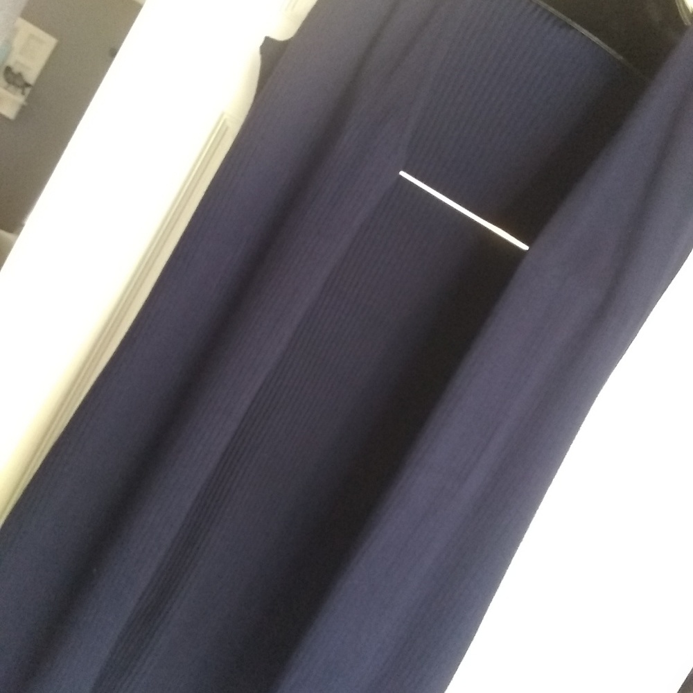 Long Navy Sweater Vest